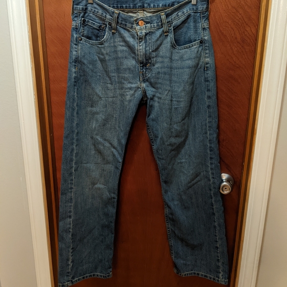 Men's Levi's 569 Blue Jeans Size 30/30 - Picture 4 of 5